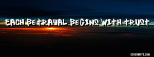 Betrayal Facebook Cover