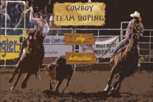 Tags : cowboy , roping , steer , team roping