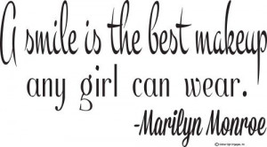 ... Girl Can Wear Decal- Marilyn Monroe Wall Quotes by Global Sign Images