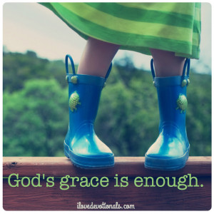 God's grace is enough 2 corinthians 12:9