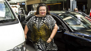 Gina Rinehart arriving at the Channel Ten AGM at the Wesley Center in ...