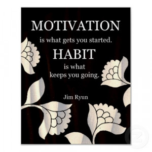 MOTIVATION is what gets you Started,
