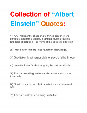 Albert Einstein Quotes On Education
