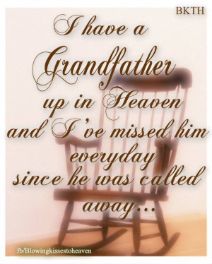 missing my grandfather