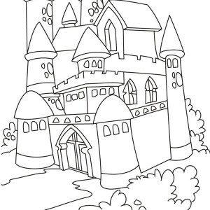 kings and castles colouring pages
