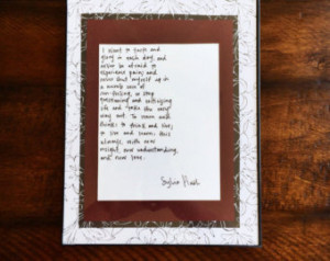 Popular items for sylvia plath quote