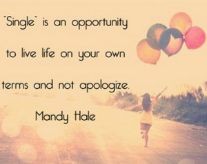 ... life on your own terms and not apologize.