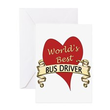 Bus Driver Work Greeting Card