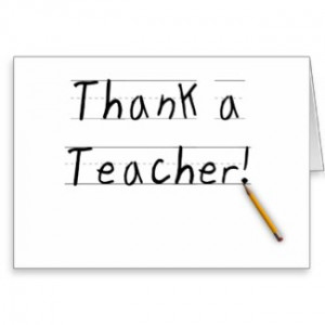 Thank a Teacher Card by school_teacher