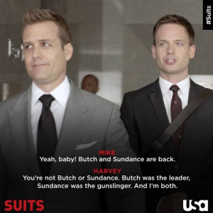 Suits. Butch and Sundance