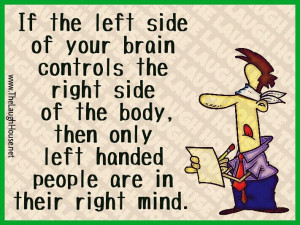 Why are some people left handed?