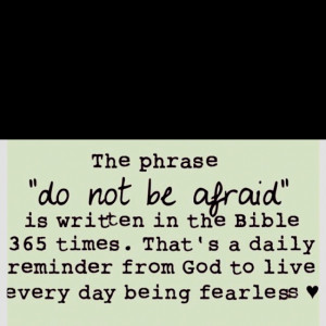 be fearless.