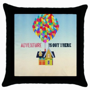 ... Is Out There Disney Up Pixar Quotes Throw Pillow Case Home Decor