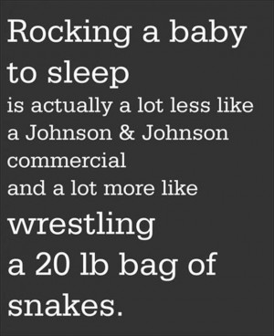 how to get your baby to sleep, funny quotes