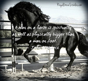 ... As Well As Physically Bigger Than A Man On Foot - Animal Quote