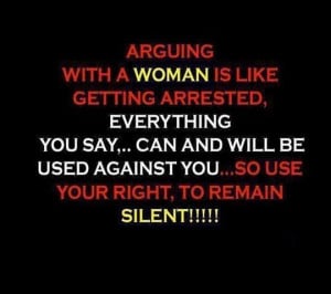 Arguing with a Woman #quotes