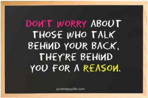 Life Quote: Don’t worry about those who talk…
