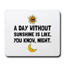 Sarcasm Quotes Mousepads