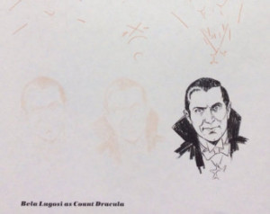 Learn To Draw Bela Lugosi As Count Dracula Unique Vintage Original
