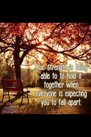 trying to Keep it Together