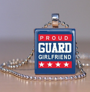 Proud National Guard or Coast Guard Girlfriend Pendant by spiffycool ...