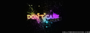 Dont Care at Least Not Now – FB Quotes Cover