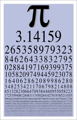 Un poster pour les mathématiciens et les fanatiques du culte de $\pi ...