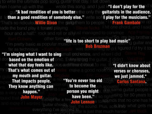 Famous Guitarist Quote Wallpaper
