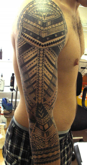 Polynesian Half Sleeve Tattoo Kostenfrei - LiLz.eu - Tattoo DE