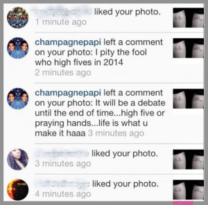 ... the number 6. I guess emoji tattoos happen for a reason, sweet Drake