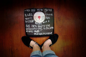 ... think you re fat because you re not a size zero you re the beautiful