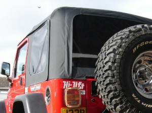 Replacement Soft Top for TJ, Black Denim (Tinted Windows) (RT10215T)