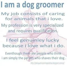 am a Dog Groomer. I do not have a magic wand to fix what you didn't ...