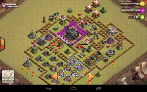 War Clash of Clans Base Level 6