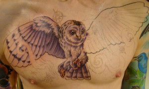Almost There Wise Owl Tattoo