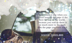 ... you realize there is so much more to the book than the page you were