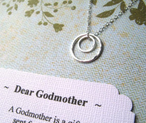 GODMOTHER Jewelry With POEM CARD - Choose from 2 Different Poems Gifts ...