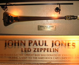 John Paul Jones' Electric Upright Bass Picture