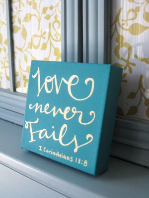 Bible verse canvas // Scripture art by ... Good to use for make sure ...