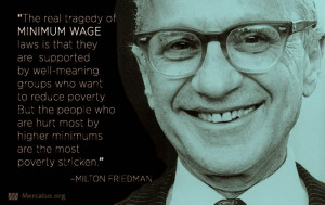 Milton Friedman on minimum wage