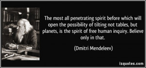 The most all penetrating spirit before which will open the possibility ...