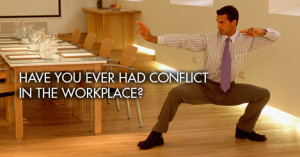 ... we need to focus on when trying to resolve conflict in the workplace