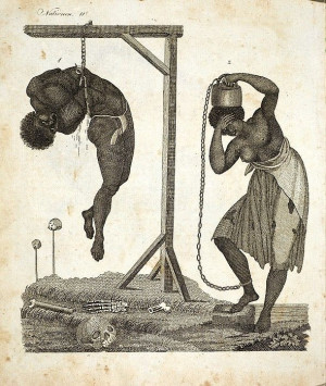 1810 Punishment Of Slaves Engraving Print by Paul D Stewart