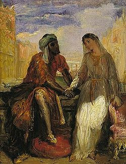 Otello e Desdemona a Venezia di Théodore Chassériau