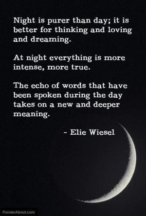 ... , Inspiration, Quotes, Nighttime, Night Owls, Night Time, Elie Wiesel