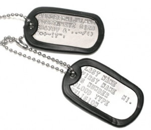 The Military Dog Tag Necklace