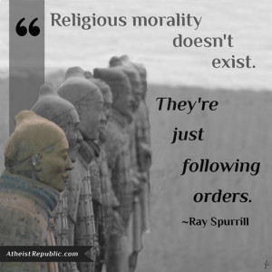 Why is blind obedience often considered morality?