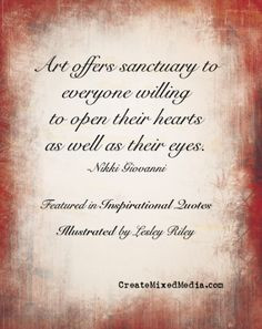 ... quote in #Inspirational Quotes #Illustrated by Lesley Riley (North