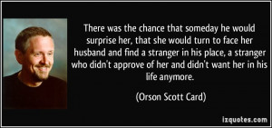 Turn On Quotes For Her More orson scott card quotes