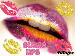 Candy Lips Wallpaper Tongue